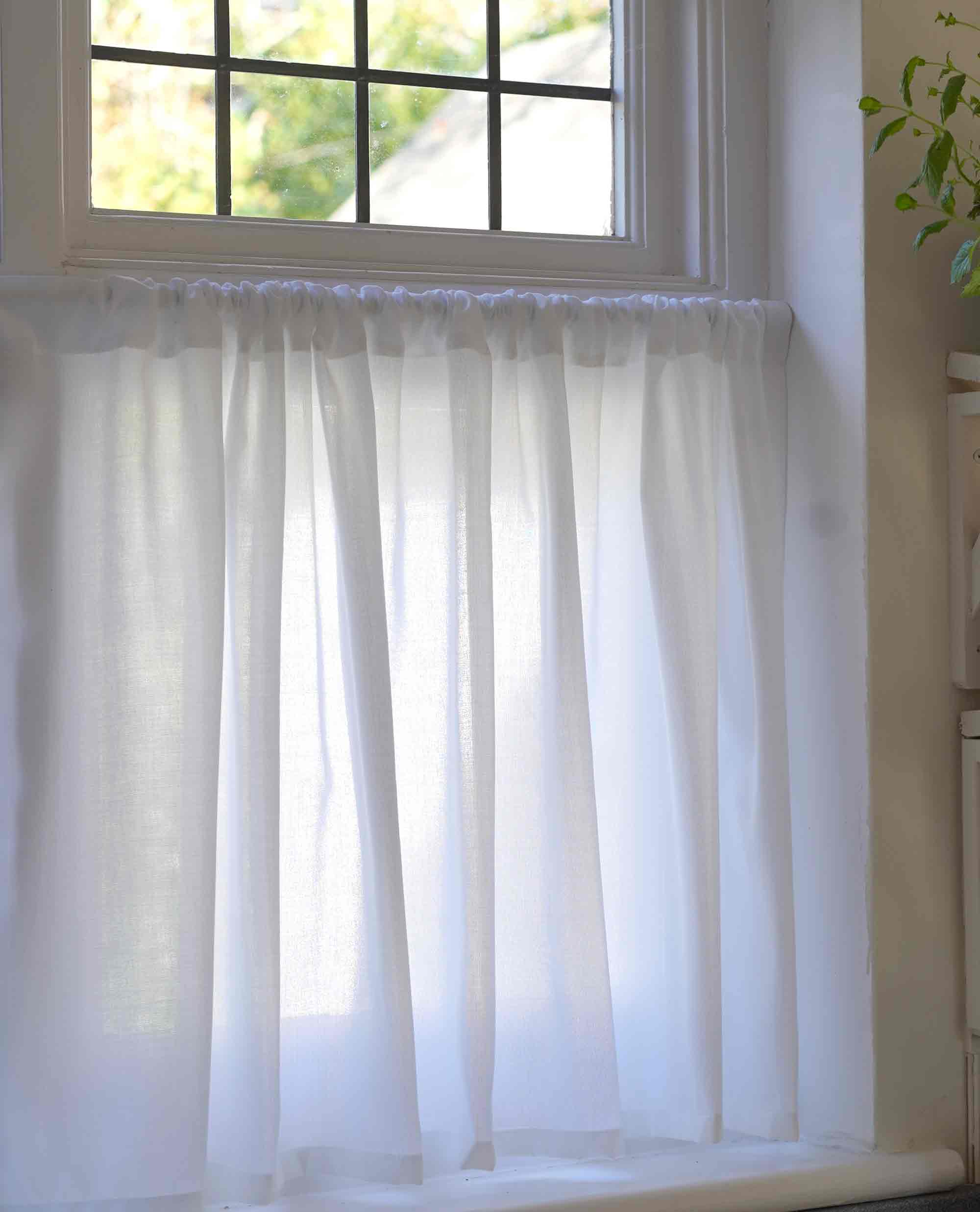 Malvern Slot Top Cafe Curtain
