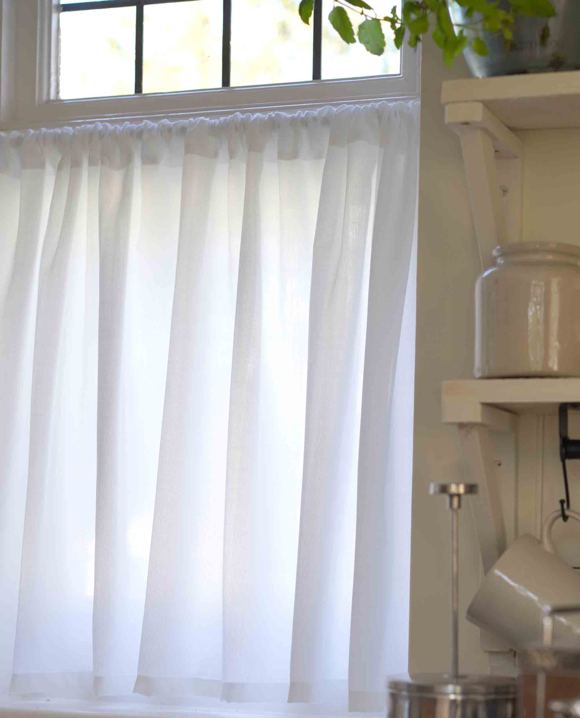 Malvern Slot Top Cafe Curtain