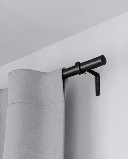 Umbra Zen 25mm Simple Black Curtain Pole